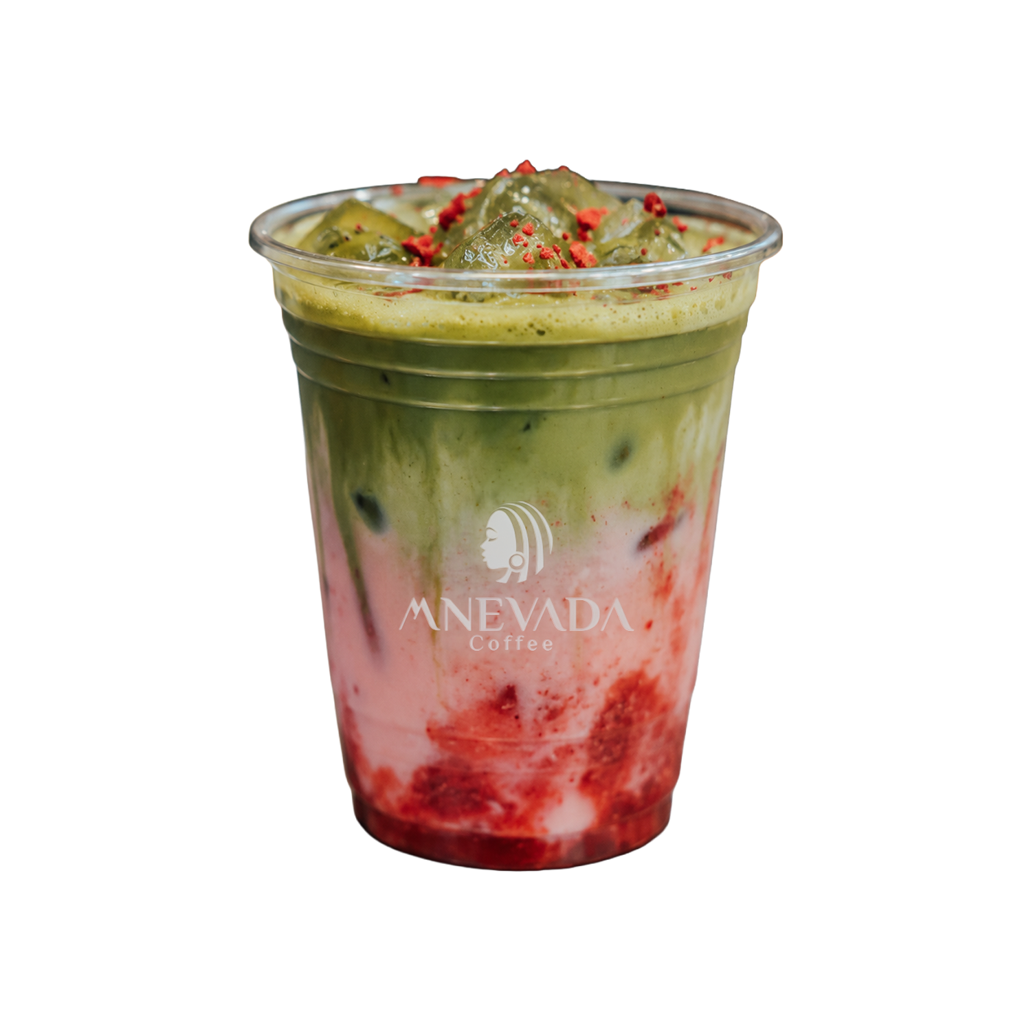 Iced Strawberry Matcha Latte